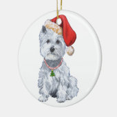 Ornement de Noël de Westies (Gauche)