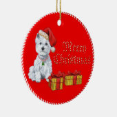 Ornement de Noël de Westies (Droite)