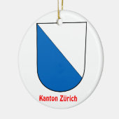 Ornement de Noël de Zürich* de canton (Gauche)
