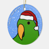 Ornement de Noël d'Eclectus de bande dessinée (Gauche)