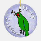 Ornement de Noël d'Eclectus de renne de bande (Dos)