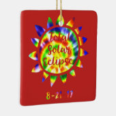 Ornement de Noël d'éclipse solaire de total de (Droite)