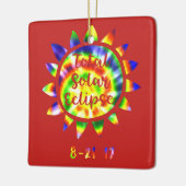 Ornement de Noël d'éclipse solaire de total de (Gauche)