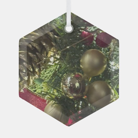 Ornement de Noël décoratif (Recto)
