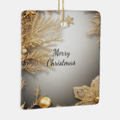 Ornement de Noël décoratif or unique (Droite)