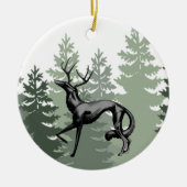 Ornement de Noël Deer Zoi (Devant)