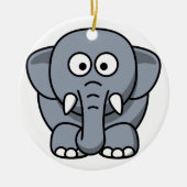 Ornement de Noël d'éléphant (Devant)