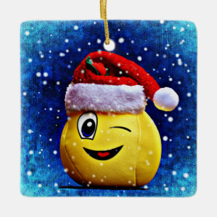 Ornement de Noël d'Emoji