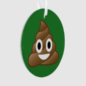 Ornement de Noël d'Emoji de dunette (devant)