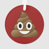 Ornement de Noël d'Emoji de dunette (dos)