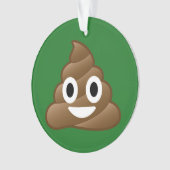 Ornement de Noël d'Emoji de dunette (devant)