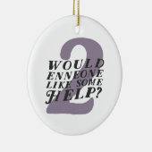 Ornement de Noël d'Enneagram 2 (Droite)