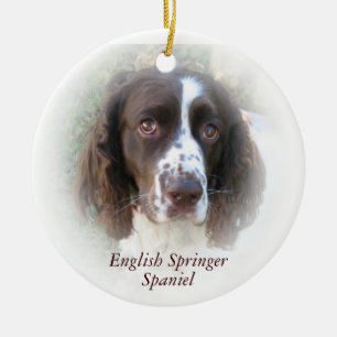 Ornement de Noël d'épagneul de springer anglais