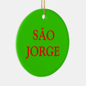 Ornement de Noël des Açores SÃO JORGE (Droite)