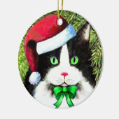 Ornement de Noël des Casquettes du Père Noël (Gauche)