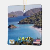 Ornement de Noël des îles Vierges américaines (Gauche)