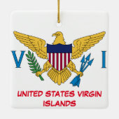Ornement de Noël des îles Vierges américaines (Dos)