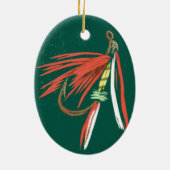 Ornement de Noël des mouches (Dos)