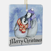 Ornement de Noël des pingouins (Droite)