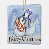 Ornement de Noël des pingouins (Gauche)