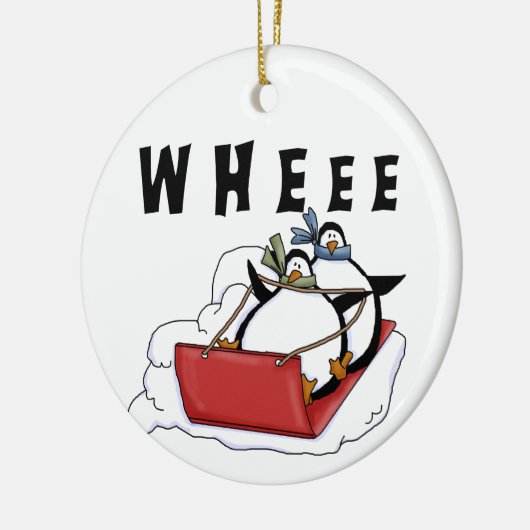 Ornement de Noël des pingouins (Gauche)