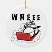 Ornement de Noël des pingouins (Dos)