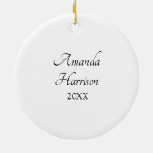 Ornement de Noël des RH (Dos)