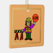 Ornement de Noël des travailleuses de la circulati (Droite)