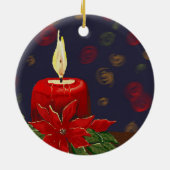 Ornement de Noël Design numérique original (Dos)