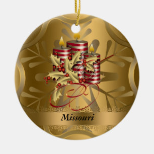 Ornement de Noël d'état du Missouri