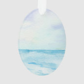 Ornement de Noël d'Hawaï Mele Kalikimaka (dos)