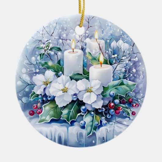 Ornement de Noël d'hiver (Devant)
