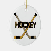 ORNEMENT DE NOËL D'HOCKEY (Droite)