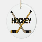 ORNEMENT DE NOËL D'HOCKEY (Gauche)