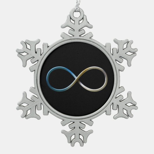 Ornement de Noël d'infini (Devant)