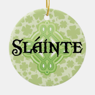 Ornement de Noël d'Irlandais santé