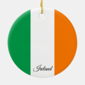 Ornement de Noël d'Irlande, Drapeau irlandais (Dos)