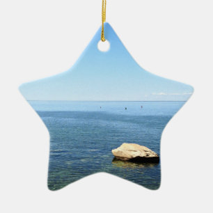 Ornement de Noël d'océan de Cape Cod
