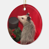 Ornement de Noël d'opossum (Gauche)