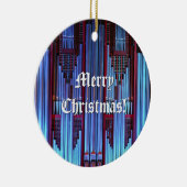 Ornement de Noël d'organe de tuyau (Droite)