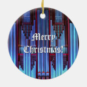 Ornement de Noël d'organe de tuyau (Dos)