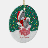 Ornement de Noël d'ours de nounours de Père Noël (Droite)