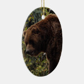 Ornement de Noël d'ours gris (Droite)