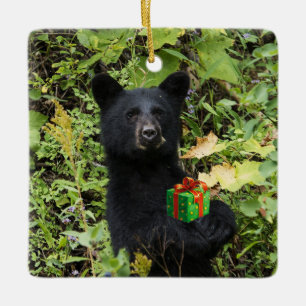Ornement de Noël d'ours noir