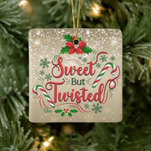 Ornement de Noël doux mais tordu (Arbre)