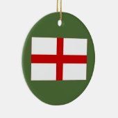 Ornement de Noël Drapeau de l'Angleterre (Droite)