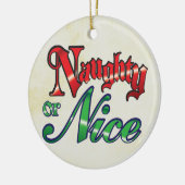 Ornement de Noël drôle (Gauche)