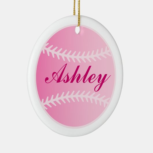 Ornement de Noël du base-ball (Droite)