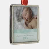 Ornement de Noël du bébé de photo ęr (Droite)