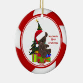 Ornement de Noël du bébé d'ours de Père Noël (Droite)